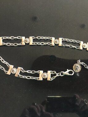 Women Belt. Metal, looks like designers. VINTAGE 1980s.